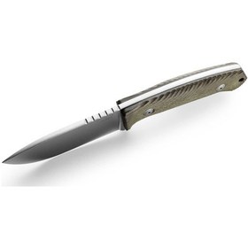 Resim Lionsteel M3 Green Canvas Bıçak Koyu Kahverengi 