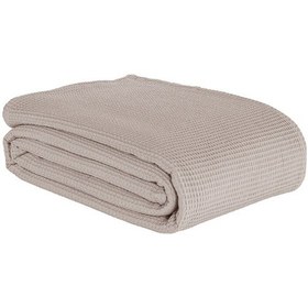 Resim Ecocel Pike Örtü Çift Kişilik 200x230cm Karde Koyu Bej Koyu Bej 