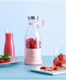 Resim Genel Markalar İthalatçı Garantili Taşınabilir Şarjlı Blender - Fresh Juice Blender | Taşınabilir Kablosuz Şarjlı 