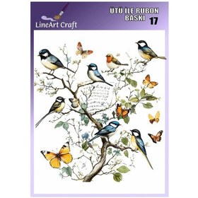 Resim Ütü İle Rub On Transfer Kağıdı - No: 17 30x30 Cm 