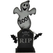 Resim Xiyyadms Halloween Partisi İçin Ahşap Dekoratif Askı: Balkabakası, Kemer, Örümcek Ve Yarasa Desenleriyle Senaryo Düzeni 