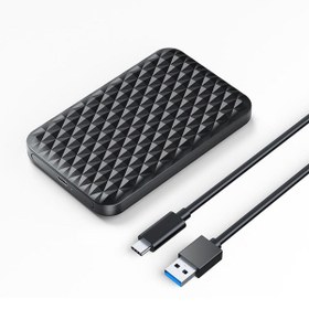 Resim ORICO USB 3.0 Type-C 2.5” inch SATA SSD Hard Disk Kutusu Siyah 