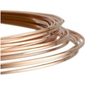 Resim 3 mm Kare Dörtköşe Bakır Tel - 10 METRE 