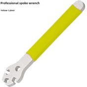 Resim Yuntech01 Dağ Bisikleti Teli Ayarlama Aracı - Profesyonel Gümüş Teli Kapağı Kurulum, Dengeleme Ve Onarım Aracı Sarı 