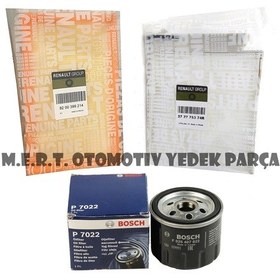 Resim Renault Modus 1.4 Ve 1.6 Filtre Bakım Seti (2004-2010) 