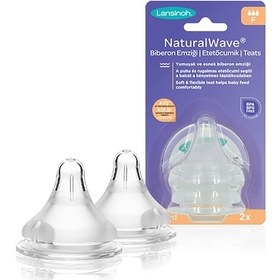 Resim Lansinoh Natural Wave Biberon Emziği Hızlı Akışlı 