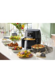 Resim Philips Marathon Ultimate Toz Torbasız Elektrikli Süpürge ve XXL Airfryer Fritöz 2,2 L Toz Haznesi ile 