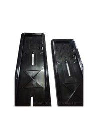 Resim Siyah Plakalık Piano Black Plakalık 1 Takım 2 Adet 