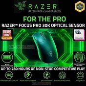 Resim RAZER VIPER V3 HYPERSPEED RZ01-04910100-R3M1 30000 DPI OPTIK GAMING OYUNCU MOUSE 