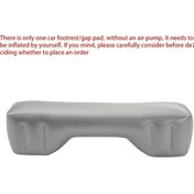 Resim Chuangyinshop 1 Adet Gri Seyahat Yatak Şişme Araç Sedan Suv Arka Koltuk Yatak Hafif 