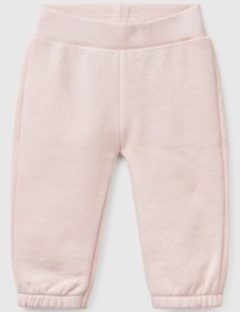 Resim United Colors of Benetton Bebek Toz Pembe Arkası Tavşan Detaylı Beli Lastikli Eşofman Altı 