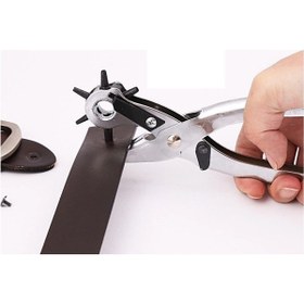 Resim BarkoFix Kemer Delme Aleti Ve Çıt Çıt Pensesi Set Kemer Delme Pensesi Pense Kemer Delici 