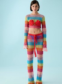 Resim Viola Floral Top - S 