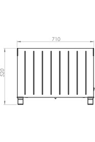 Resim AyrStore Siyah Konvektör Isıtıcı HC-2930 