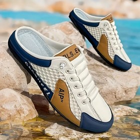 Resim Erkek Moda Klasik İç Mekan Terlikleri Tek Kayışlı Plaj Bere 