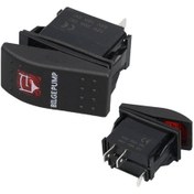 Resim Powermaster Sintine Pompa Sembollü Işıklı 3 Pinli On-off 12-24v Marin Switch-179261 