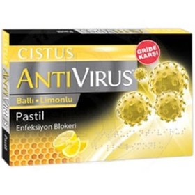 Resim Cistus Antivirus Ballı Limonlu Pastil 10 Adet 