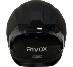 Resim R1 Mat Siyah Kapalı Kask 