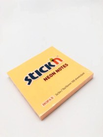 Resim Stıck'n Neon Not Kağıdı 76x76mm Turuncu 