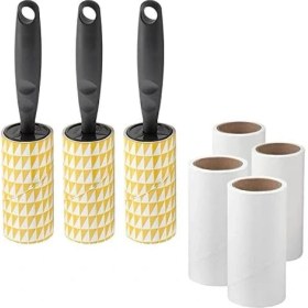 Resim Bastıs 3'lü Gri Lint Rulo Seti, 4 x Dolum Rulosu 