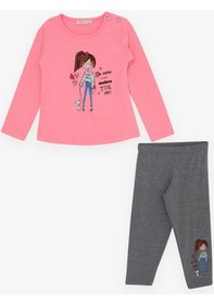 Resim Breeze Kız Çocuktaytlı Takım Dostluk Temalı Kız Temalı 1.5-5 Yaş, Neon Pembe-neon Pembe 