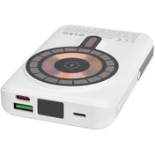Resim S-Link S-Link M1029 10000MAH Magsafe 15W HSC22.5W+PD20W+QC3.0 Siyah LCD Taşınabilir Şarj Cihazı Powerbank 