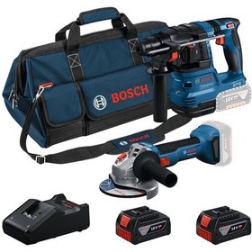 Resim Bosch GBH 185-LI + GWS 18V-8 + 2x4.0AH Set 