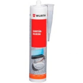 Resim Würth WÜRTH Silikon Asetat Şeffaf 310ML- Hava Koşullarına Dayanıklı, Elastik Sızdırmazlık Çözümü 