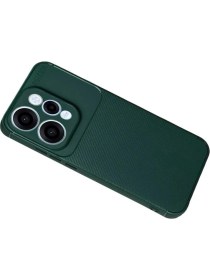 Resim Mudanis Oppo Reno 15 Auto Focus Karbon Kapak - Koyu Yeşil 