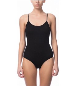 Resim NBB Kadın Beyaz İnce Askılı Çıtçıtlı Body 001 