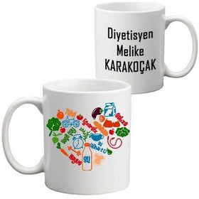 Resim Diyetisyene Hediye Isimli Kupa Bardak 