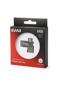 Resim Eima 64gb Dual Interface Usb Flash Bellek Usb 3.0 Type-c Otg Drive 