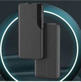 Resim Xiaomi Poco X7 Pro Cazibe Flip Tutucu Deri Telefon Kılıfı Mavi 