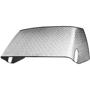 Resim Karavan Ön Cam Örtüsü Karavan Ön Cam Güneşlik Örtüsü Kar, Don, Kir Ve Toz Önleyici Mıknatısla Güvenli Bir Şekilde Yerinde Tutun, Delme Gerektirmez 