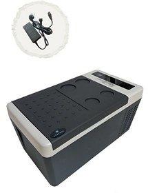 Resim Evacool EVA18LP 220 Adaptörlü 12/24V 18 Litre Kompresörlü Oto Buzdolabı 