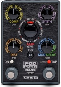Resim Line 6 Pod Express Bass Multi Efekt Pedalı 