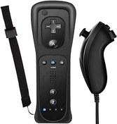 Resim MOICUCU Motion Plus ve Nunchuck olmadan Wii uzaktan kumanda, Wii Controller Remote Plus, Nunchuck ile, silikon kılıflı, Wii/Wii u Controller için el kayışı 