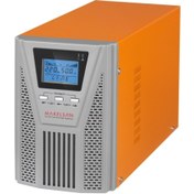 Resim Makelsan P.pack Se 1 Kva Ekranlı Uzun Ömürlü Akü (2x 9ah) 5-15dk Online Ups + Tkz-63a Kablo + Tkz Pad 