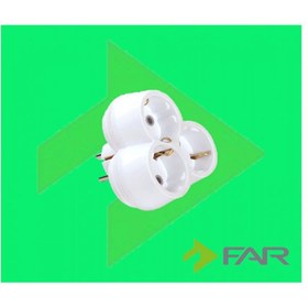 Resim FAR 10 ADET 3LÜ TOPRAKLI FİŞ PRİZ GOLYAT F27 