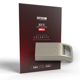 Resim Simex USB Bellek SU-105 Celerity 3.0 Metal Gri 16GB 