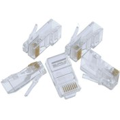Resim Tek-İş 8p-8c Bilgisayar Rj-45 Plug Network Rj45 Jack Konnektör 5 Adet 