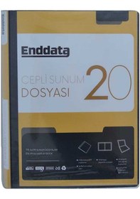 Resim Enddata Ön Cepli Sunum Dosyası 20'li Siyah 1220-3 