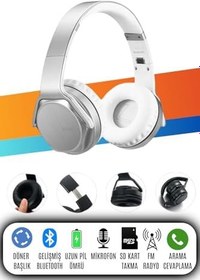 Resim MH3 kablosuz kulaklık katlanabilir Bluetooth uyumlu SODO 5.0 Stereo kulaklık mikrofonlu 