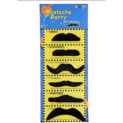 Resim Karnaval Kostüm Partisi Bıyığı 6 Model 6 Adet 