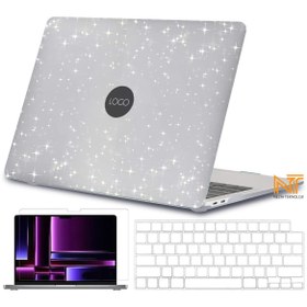 Resim Nezih Case Macbook Air 13.6 M2/m3 Çip A2681 / A3113 Uyumlu Alt Üst Kılıf Klavye Kılıfı Ekran Koruyucu Film 