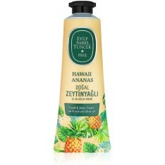 Resim Eyüp Sabri Tuncer Hawaii Ananas Doğal Zeytinyağlı El ve Vücut Kremi 50 ml 