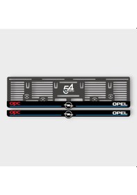 Resim Opel Opc Uyumlu 3d Kabartmalı Pleksi Araba Plakalığı -2 