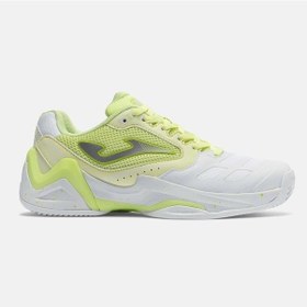 Resim Joma Tsels2611ac Set Lady Sert Kort Kadın Tenis Ayakkabısı Beyaz/lime Sarı 