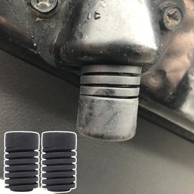 Resim 2 adet Araba Bagaj Kapağı & Kaput Şok Emici Yastık Pedleri - Pier Şok Bloklu Dayanıklı Kauçuk Tampon Bantlar, 1.5cm Deliklere Uyar, Araç Stabilitesini Artıran, Araba Şok Pedleri 