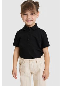 Resim U.s. Polo Assn. Kız Çocuk Siyah Tişört Basic 50328218-vr046 